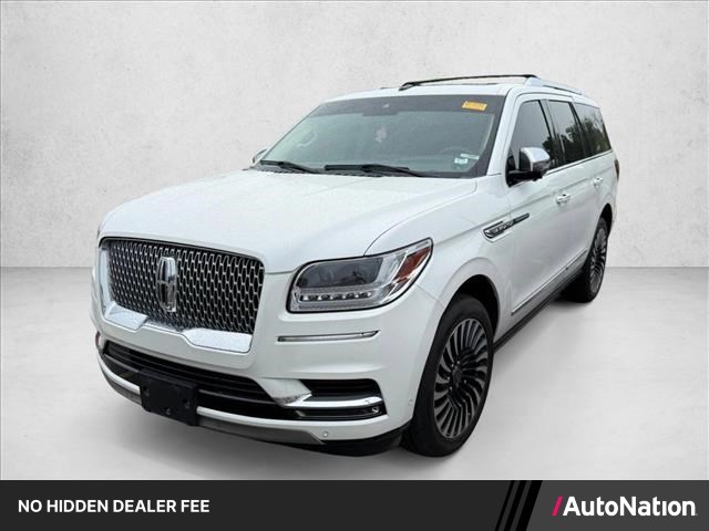 Pristine White 2021 Lincoln Navigator Black Label 4WD SUV / Crossover Four-Wheel Drive Automatic