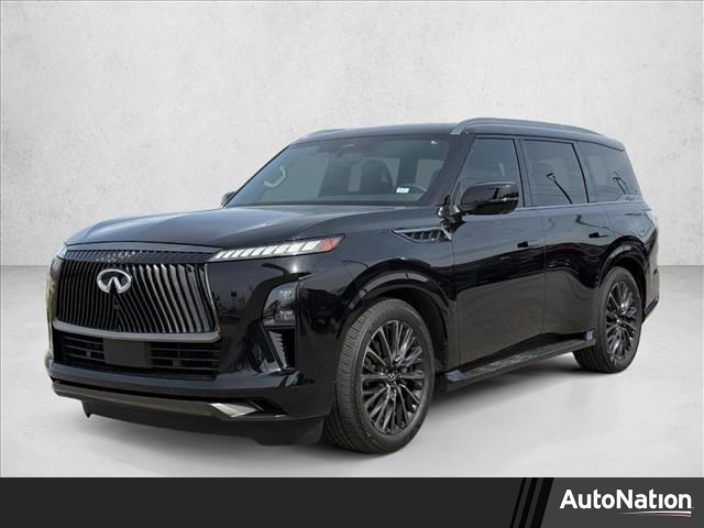 Mineral Black 2025 INFINITI QX80 Autograph 4WD SUV / Crossover All-Wheel Drive Automatic