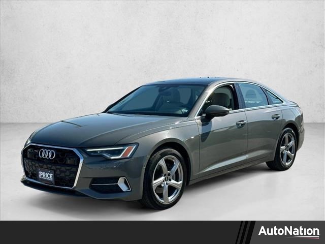 Silver 2024 Audi A6 quattro Premium Plus 45 TFSI Sedan All-Wheel Drive Automatic