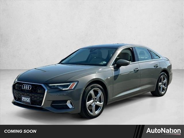 Silver 2024 Audi A6 quattro Premium Plus 45 TFSI Sedan All-Wheel Drive Automatic