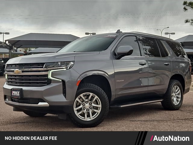 Gray (Satin Steel Metallic) 2021 Chevrolet Tahoe SUV / Crossover Four-Wheel Drive Automatic
