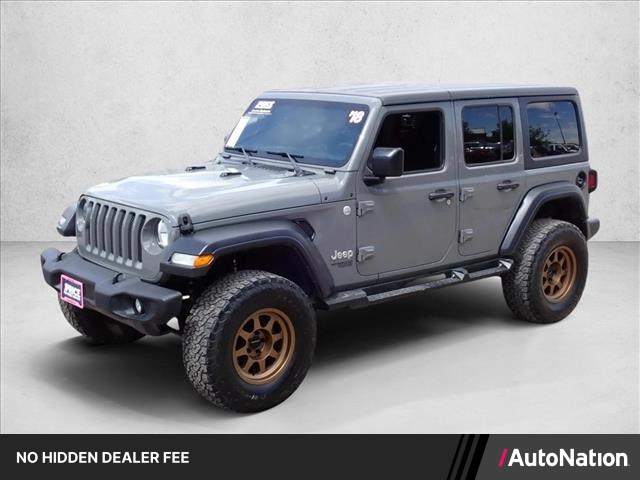 Sting-Gray Clearcoat 2018 Jeep Wrangler SUV / Crossover Four-Wheel Drive 8-Speed Automatic
