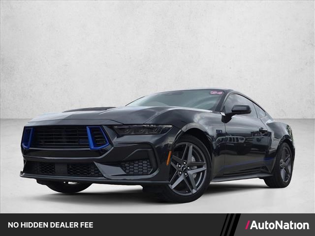 Dark Matter Gray Metallic 2024 Ford Mustang Coupe Rear-Wheel Drive 6-Speed Manual