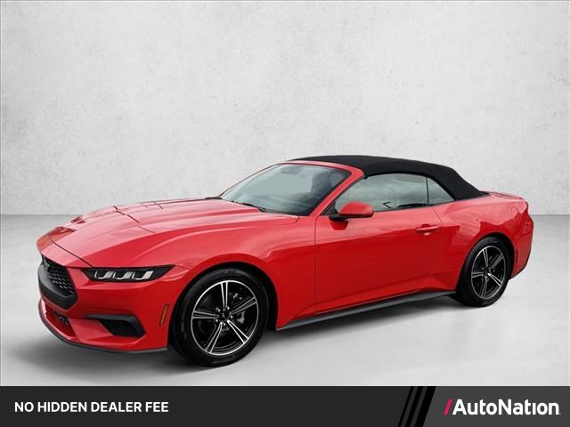 Race Red 2024 Ford Mustang EcoBoost Premium Convertible RWD Convertible Rear-Wheel Drive Automatic