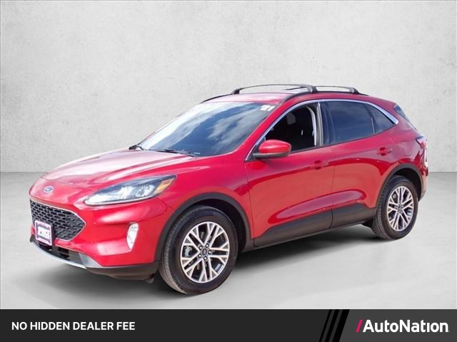 Rapid Red Metallic Tinted Clearcoat 2021 Ford Escape SUV / Crossover All-Wheel Drive 8-Speed Automatic