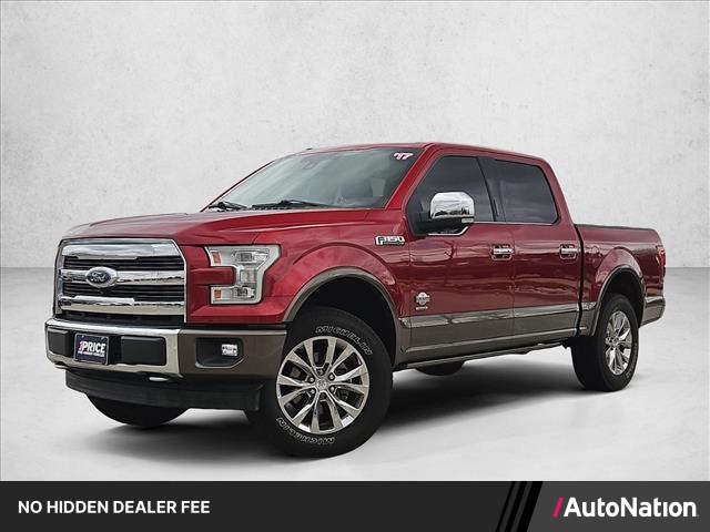 Ruby Red Metallic Tinted Clearcoat 2017 Ford F-150 Pickup Truck Four-Wheel Drive Automatic