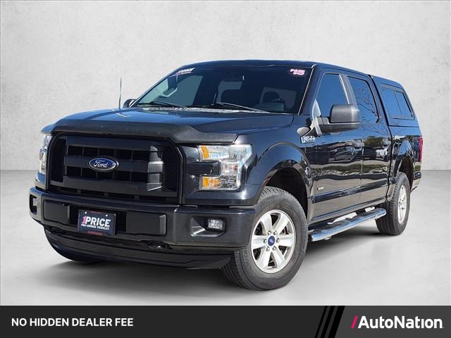 Tuxedo Black Metallic 2015 Ford F-150 Pickup Truck Four-Wheel Drive 6-Speed Automatic