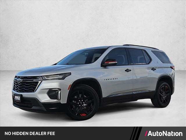 Silver Ice Metallic 2022 Chevrolet Traverse Premier AWD SUV / Crossover Four-Wheel Drive 9-Speed Automatic