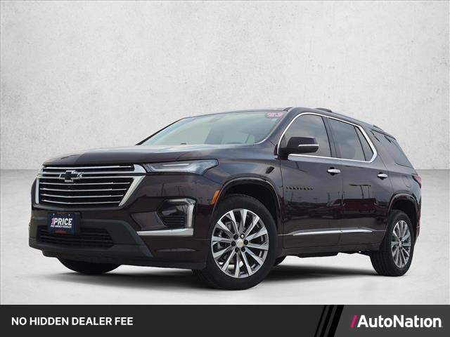 Black Cherry Metallic 2023 Chevrolet Traverse SUV / Crossover Four-Wheel Drive 9-Speed Automatic