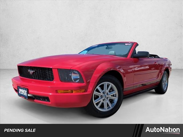 Torch Red 2007 Ford Mustang V6 Deluxe Convertible RWD Convertible Rear-Wheel Drive Automatic
