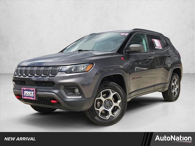 Gray (Granite Crystal Metallic Clearcoat) 2022 Jeep Compass Trailhawk 4WD SUV / Crossover Four-Wheel Drive Automatic