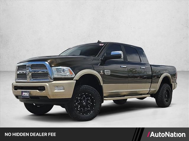 Black Gold Pearlcoat 2014 RAM 2500 Laramie Longhorn Mega Cab 4WD Pickup Truck Four-Wheel Drive 6-Speed Automatic