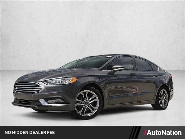 Gray (Magnetic) 2017 Ford Fusion Sedan All-Wheel Drive 6-Speed Automatic