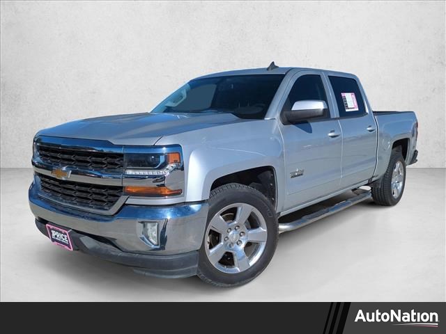 Silver Ice Metallic 2018 Chevrolet Silverado 1500 LT Crew Cab RWD Pickup Truck 4X2 6-Speed Automatic