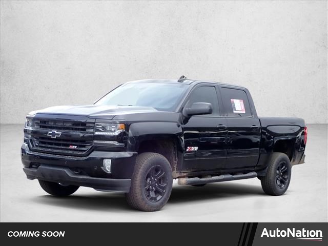 Black 2016 Chevrolet Silverado 1500 LTZ Crew Cab 4WD Pickup Truck Four-Wheel Drive 8-Speed Automatic
