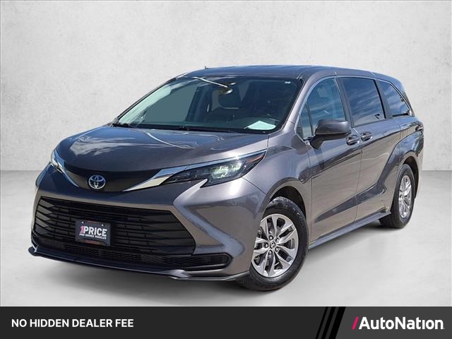 Predawn Gray Mica 2024 Toyota Sienna Minivan All-Wheel Drive Automatic
