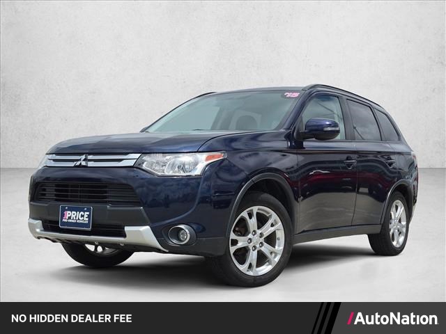 Cosmic Blue 2015 Mitsubishi Outlander SE AWD SUV / Crossover All-Wheel Drive Automatic