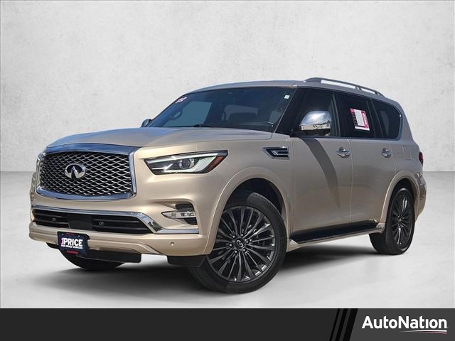 Champagne Quartz 2022 INFINITI QX80 Sensory 4WD SUV / Crossover All-Wheel Drive Automatic