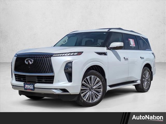 Radiant White 2025 INFINITI QX80 Sensory 4WD SUV / Crossover All-Wheel Drive Automatic