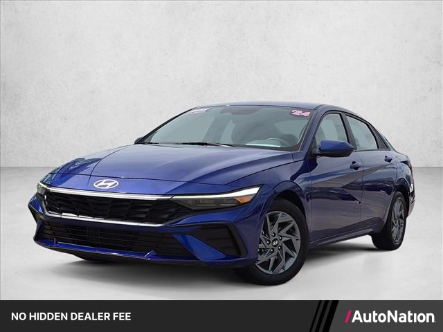 Intense Blue 2024 Hyundai Elantra Sedan Front-Wheel Drive Automatic