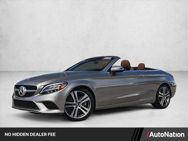 Mojave Silver Metallic 2019 Mercedes-Benz C-Class Convertible Rear-Wheel Drive Automatic
