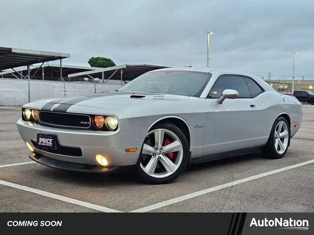 Bright Silver Metallic 2010 Dodge Challenger SRT8 RWD Coupe Rear-Wheel Drive 6-Speed Manual