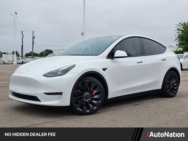 Pearl White Multi-Coat 2022 Tesla Model Y Performance AWD SUV / Crossover All-Wheel Drive Automatic