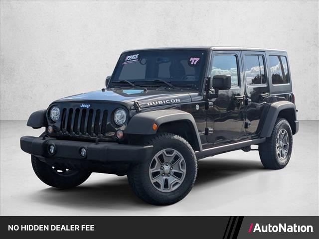Black Clearcoat 2017 Jeep Wrangler Unlimited Rubicon 4WD SUV / Crossover Four-Wheel Drive 6-Speed Manual