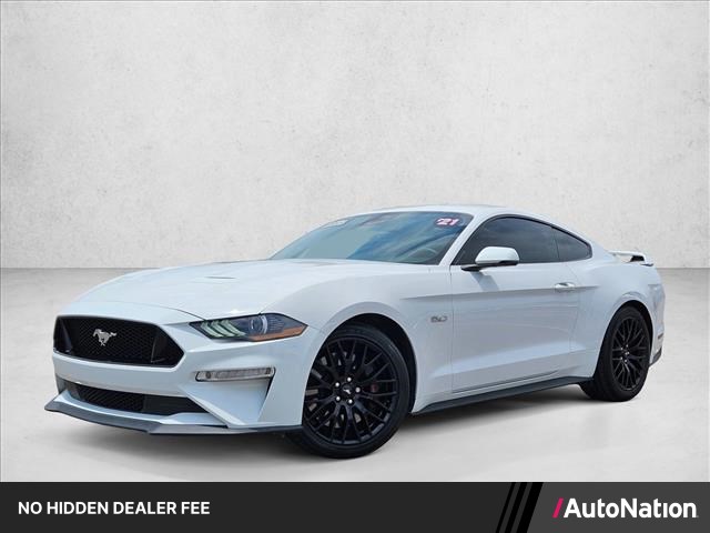 Oxford White 2021 Ford Mustang GT Premium Coupe RWD Coupe Rear-Wheel Drive Automatic