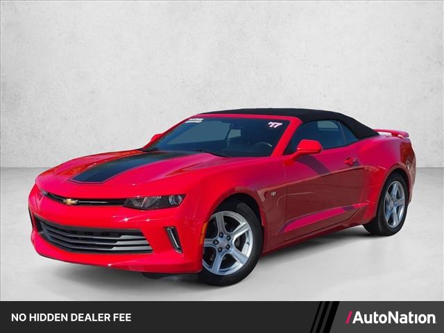 Red 2017 Chevrolet Camaro Convertible Rear-Wheel Drive 8-Speed Automatic