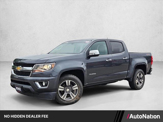 Cyber Gray Metallic 2016 Chevrolet Colorado LT Crew Cab 4WD Pickup Truck Four-Wheel Drive 6-Speed Automatic