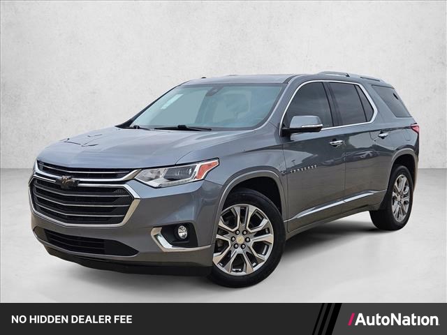 Gray (Satin Steel Metallic) 2018 Chevrolet Traverse Premier FWD SUV / Crossover Front-Wheel Drive 9-Speed Automatic