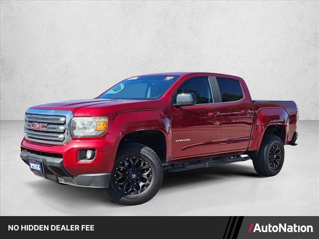 Red Quartz Tintcoat 2017 GMC Canyon SLE Crew Cab Pickup Truck 4X2 6-Speed Automatic