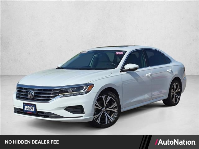 White 2020 Volkswagen Passat Sedan Front-Wheel Drive 6-Speed Automatic