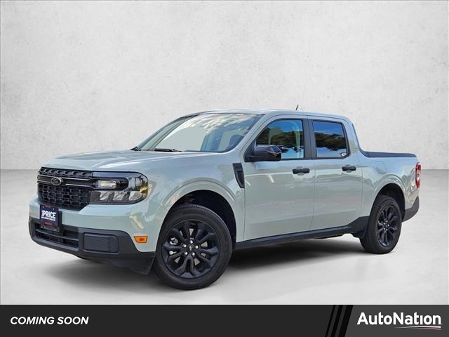 Cactus Gray 2024 Ford Maverick XLT SuperCrew FWD Pickup Truck Front-Wheel Drive Automatic