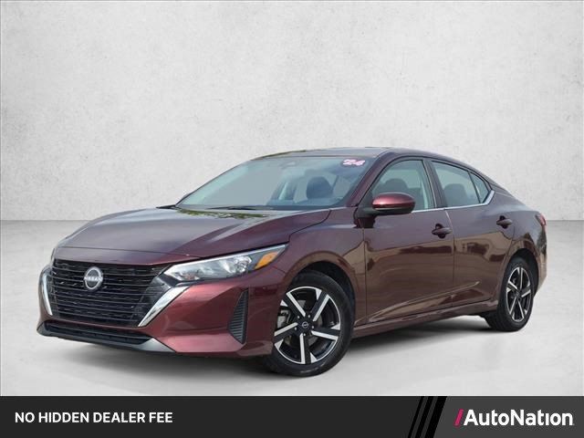 Rosewood Metallic 2024 Nissan Sentra Sedan Front-Wheel Drive Automatic