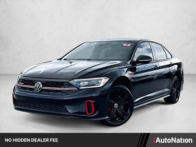 Deep Black Pearl 2022 Volkswagen Jetta GLI Sedan Front-Wheel Drive 7-Speed Automatic