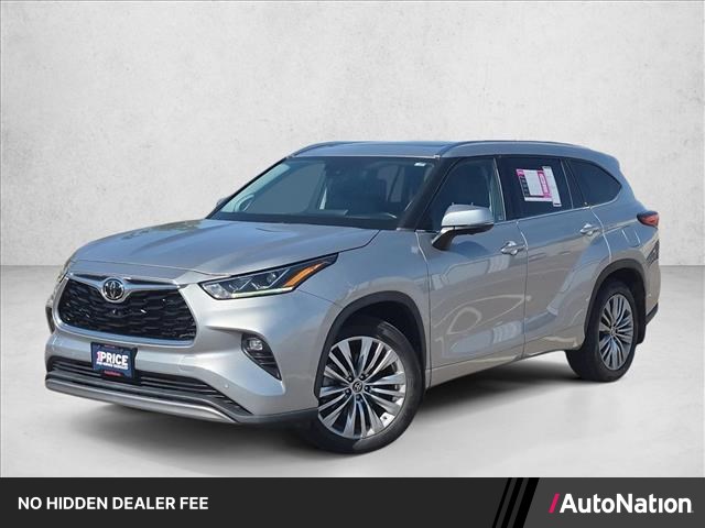 Celestial Silver Metallic 2023 Toyota Highlander SUV / Crossover All-Wheel Drive Automatic