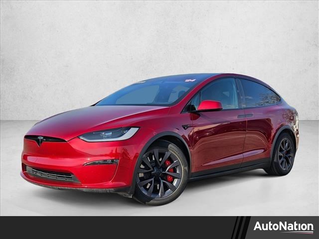 Ultra Red 2024 Tesla Model X Plaid AWD SUV / Crossover All-Wheel Drive Automatic