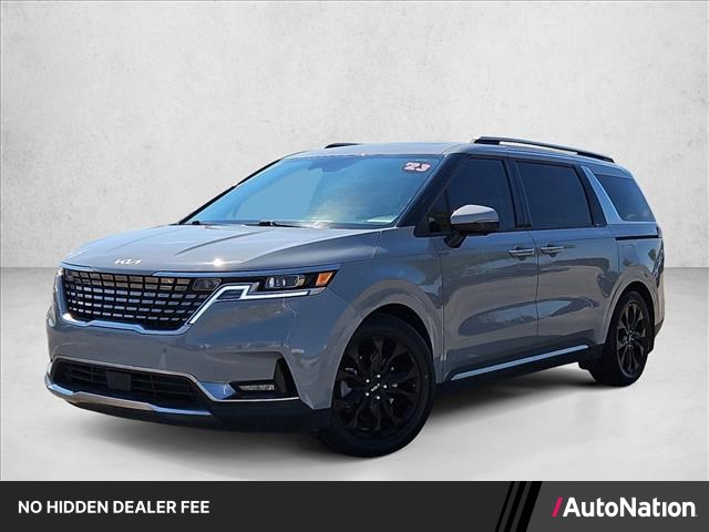 Ceramic Silver 2023 Kia Carnival Minivan Front-Wheel Drive Automatic