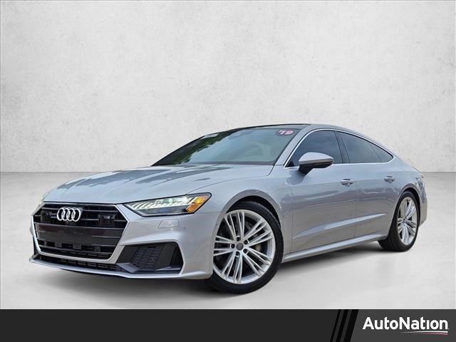 Florett Silver Metallic 2019 Audi A7 quattro Prestige 55 TFSI Sedan All-Wheel Drive Automatic