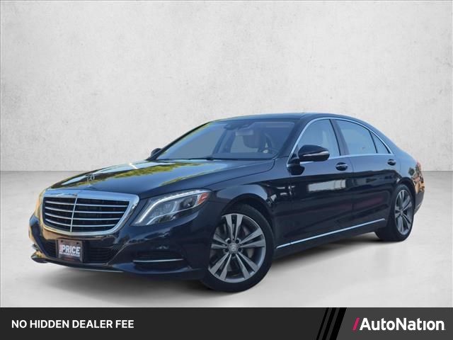 Lunar Blue Metallic 2016 Mercedes-Benz S-Class Sedan Rear-Wheel Drive Automatic