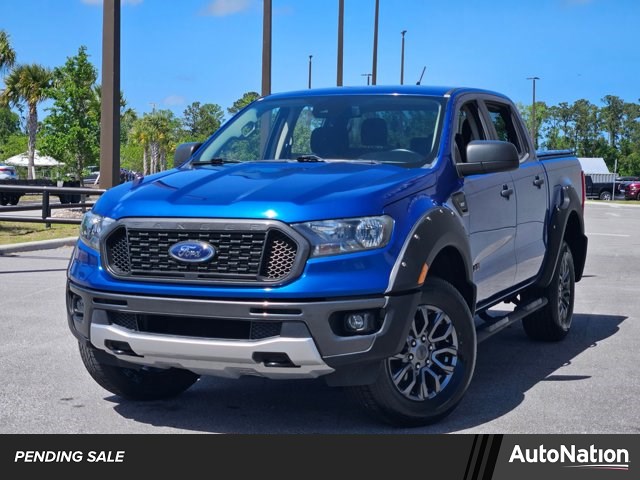Lightning Blue Metallic 2020 Ford Ranger XLT SuperCrew RWD Pickup Truck 4X2 Automatic