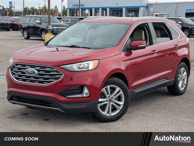 Rapid Red Metallic Tinted Clearcoat 2020 Ford Edge SEL AWD SUV / Crossover All-Wheel Drive 8-Speed Automatic