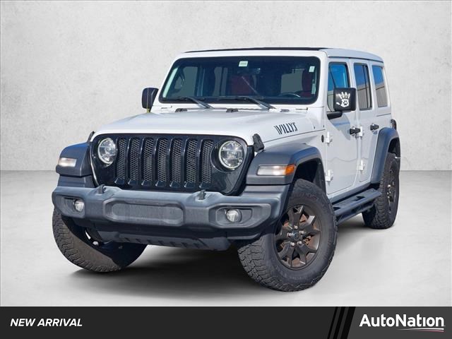 Bright White Clearcoat 2020 Jeep Wrangler Unlimited Willys 4WD SUV / Crossover Four-Wheel Drive 8-Speed Automatic