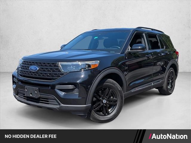 Agate Black Metallic 2020 Ford Explorer XLT AWD SUV / Crossover All-Wheel Drive Automatic