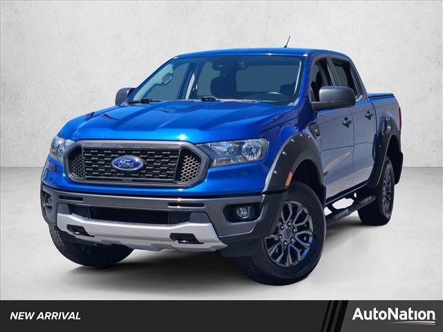 Lightning Blue Metallic 2020 Ford Ranger XLT SuperCrew RWD Pickup Truck 4X2 Automatic