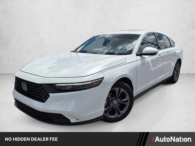 White 2023 Honda Accord Sedan Front-Wheel Drive Automatic