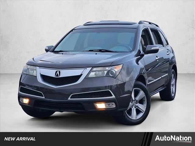 Silver/Gray 2011 Acura MDX SH-AWD with Technology Package SUV / Crossover All-Wheel Drive 5-Speed Automatic