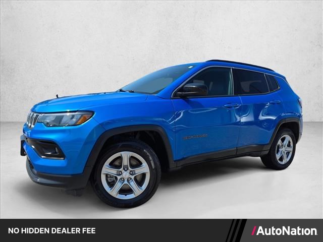 Hydro Blue Pearlcoat 2024 Jeep Compass SUV / Crossover Four-Wheel Drive 8-Speed Automatic